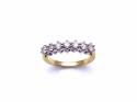 18ct Yellow Gold Diamond 7 Stone Ring