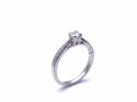 Platinum Diamond Solitaire Ring