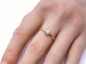 18ct Yellow Gold Diamond Solitaire Ring