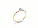 18ct Yellow Gold Diamond Solitaire Ring