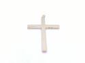 9ct Yellow Gold Plain Cross Pendant 48 x 31mm