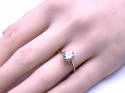 9ct Yellow Gold CZ Solitaire Ring