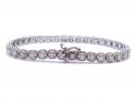 14ct White Gold Diamond Bracelet 2.50ct