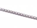 14ct White Gold Diamond Bracelet 2.50ct