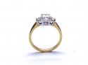 18ct Yellow Gold Diamond 3 Stone Ring 1.37ct