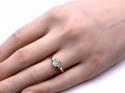 18ct Yellow Gold Diamond 3 Stone Ring 1.37ct