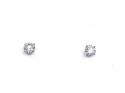 18ct White Gold Diamond Stud Earrings 0.70ct