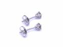 18ct White Gold Diamond Stud Earrings 0.60ct