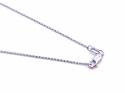 18ct White Gold Diamond Pendant & Chain 0.64ct