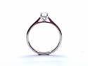 Platinum Oval Diamond Solitaire Ring 0.50ct