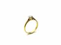 18ct Yellow Gold Diamond Solitaire Ring