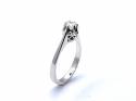 14ct White Gold Diamond Solitaire Ring