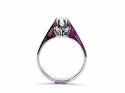 14ct White Gold Diamond Solitaire Ring