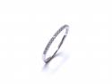 Platinum Diamond Eternity Ring 0.10ct