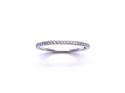 Platinum Diamond Eternity Ring 0.10ct