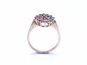 9ct Precious Stone Cluster Ring