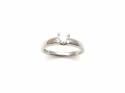 Platinum Diamond Solitaire Ring 0.33ct