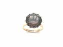 9ct Yellow Gold Smokey Quartz Ring