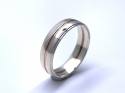 9ct 2 Colour Wedding Ring