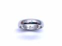 18ct White Gold Plain Wedding Ring