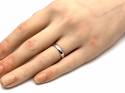 18ct White Gold Plain Wedding Ring