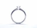 9ct White Gold Diamond Ring 0.52ct