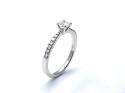 9ct White Gold Diamond Ring 0.52ct