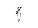 18ct White Gold Sapphire & Diamond Eternity Ring