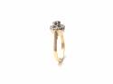 18ct Sapphire & Diamond Cluster Ring