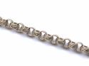 9ct Yellow Gold Engraved Belcher Bracelet 7 inch