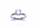 Platinum Diamond Solitaire Ring 1.18ct