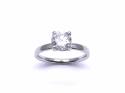 Platinum Diamond Solitaire Ring 1.18ct