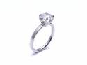 Platinum Diamond Solitaire Ring 1.18ct