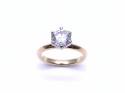 18ct Yellow Gold Diamond Solitaire Ring 1.51ct