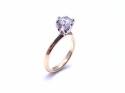 18ct Yellow Gold Diamond Solitaire Ring 1.05ct