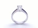 18ct White Gold Diamond Solitaire Ring