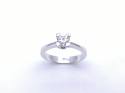 18ct White Gold Diamond Solitaire Ring