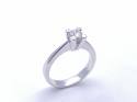 18ct White Gold Diamond Solitaire Ring