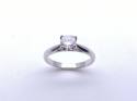 Platinum Diamond Solitaire Ring 0.61ct