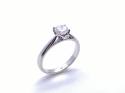 Platinum Diamond Solitaire Ring 0.61ct