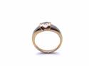 9ct Morganite & Diamond Ring