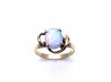 Fancy Opal Solitaire Ring