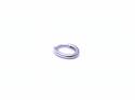 9ct White Gold Huggie Earring 5mm (Single)