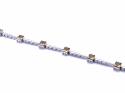 18ct White Gold Citrine Bracelet 7 1/2