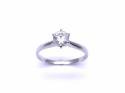 18ct Moissanite Solitaire Ring