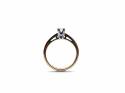 18ct Yellow Gold Diamond Solitaire Ring