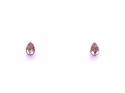 9ct Rose Gold Morganite Stud Earrings