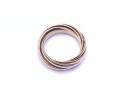 18ct Russian Band Design Ring