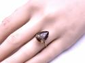 18ct Smokey Quartz Solitaire Ring