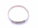 9ct Yellow Gold Gents Solid Bangle